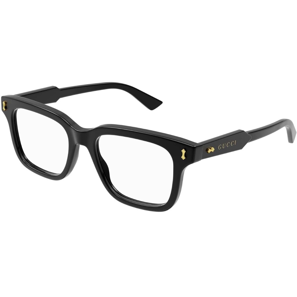Gucci Black and Gold Contemporary Glasses